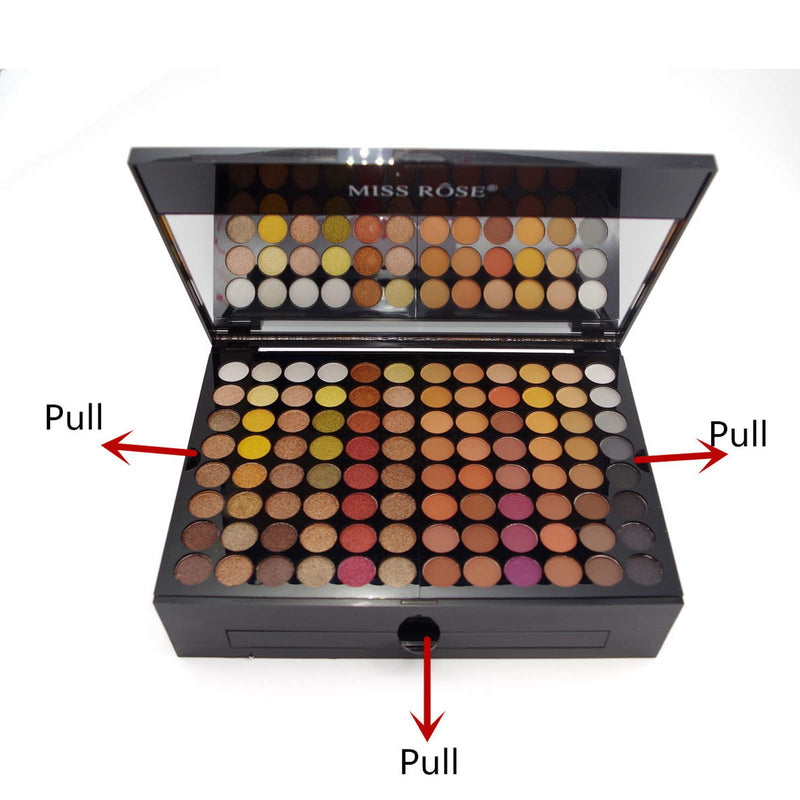 Chikanb 180 Colors Professional Matte All In One Makeup Kit Palette, Combination with Waterproof Eyeshadow Blush Lip Gloss Eyebrow Powder Concealer, Pigments Palette Shimmer Powder Daily Cosmetic Set E57#004N - NewNest Australia