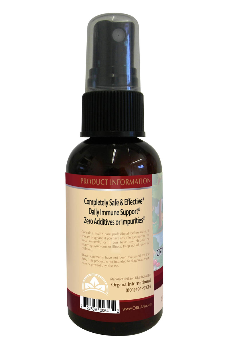 Organa Crystalline Nano Colloidal Silver Spray - 30 PPM - 2 Ounce Spray Bottle 2 Fl Oz (Pack of 1) - NewNest Australia