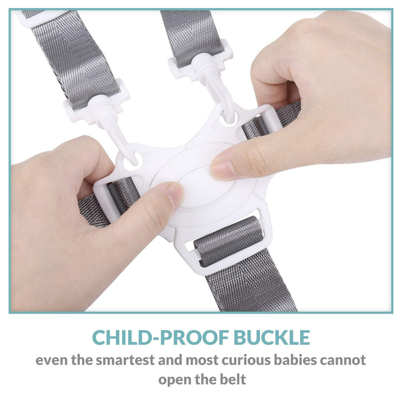 High Chair Straps, Replacement 5 Point Harness Straps Belt for Stroller High Chair Pram Buggy Children Kid - NewNest Australia