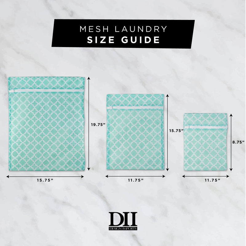 NewNest Australia - DII Set of 6 Mesh Laundry Bags for Delicates, Bra, Underwear, Hosiery, Stocking, Lingerie, Travel Storage, and Closet Organization - 2 Large, 2 Medium, 2 Small Set D 