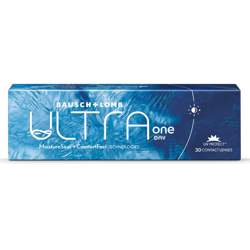 Bausch + Lomb Ultra One Day, Spherical Daily Lenses, Premium Soft Contact Lenses, 30 Pieces, / Bc 8.6 Mm / Dia 14.2 / +0.75 Diopters 0.75 Diopters 8.6 Millimeters 14.2 Millimeters - NewNest Australia