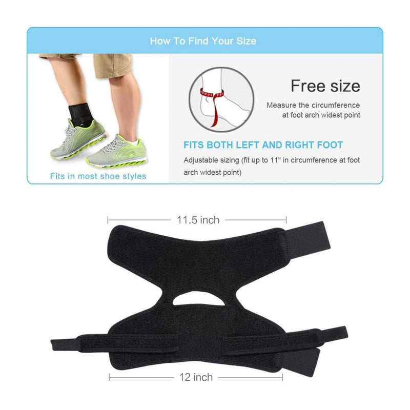 Ankle Brace, Breathable Adjustable Compression Foot Drop Ankle Brace Support Stabilizer - Fix and Protect the Ankle - Helps Recover from Ankle Sprain Strain Arthritis Achilles Pain - NewNest Australia