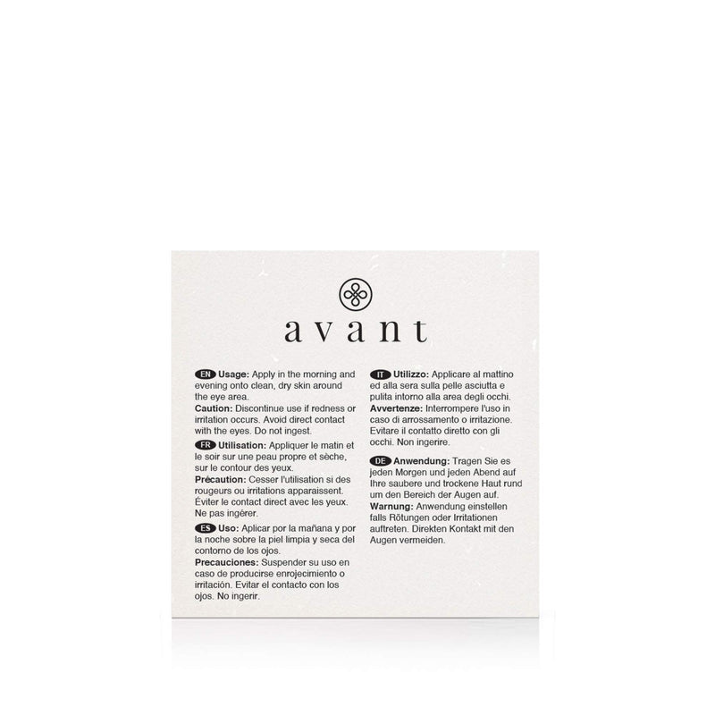 Avant | Anti-Ageing Eye Contour Cream | Aims to Rejuvenate, Hydrate & Soften Eye Area | 3-1 Hyaluron-Filler Collagen Eye Formula | 1x 10ml - NewNest Australia