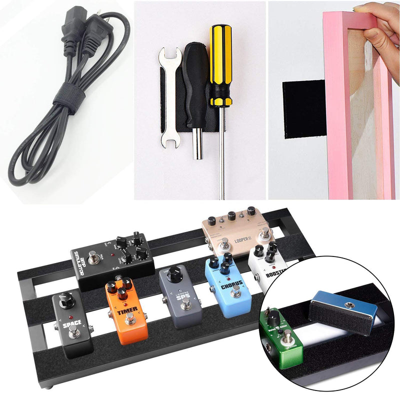 Counting Mars 5CM (1.9 Inch) Wide 4 M Long Industrial Strength Hook and Loop Tape with Adhesive Nylon Fabric Fastener for Couch Cushions, Guitar Pedal and Crafts Projects - NewNest Australia