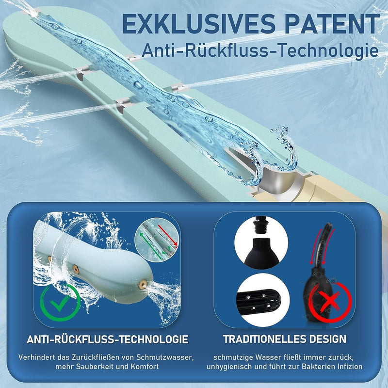 Butt Shower Irrigator For Intestinal Rinse ‚ Intimate Shower For Shower And Vaginal Shower ‚ Anti-Return And Transparent ‚ Well-Being And Relaxation With Intestinal Rinse (1) - NewNest Australia