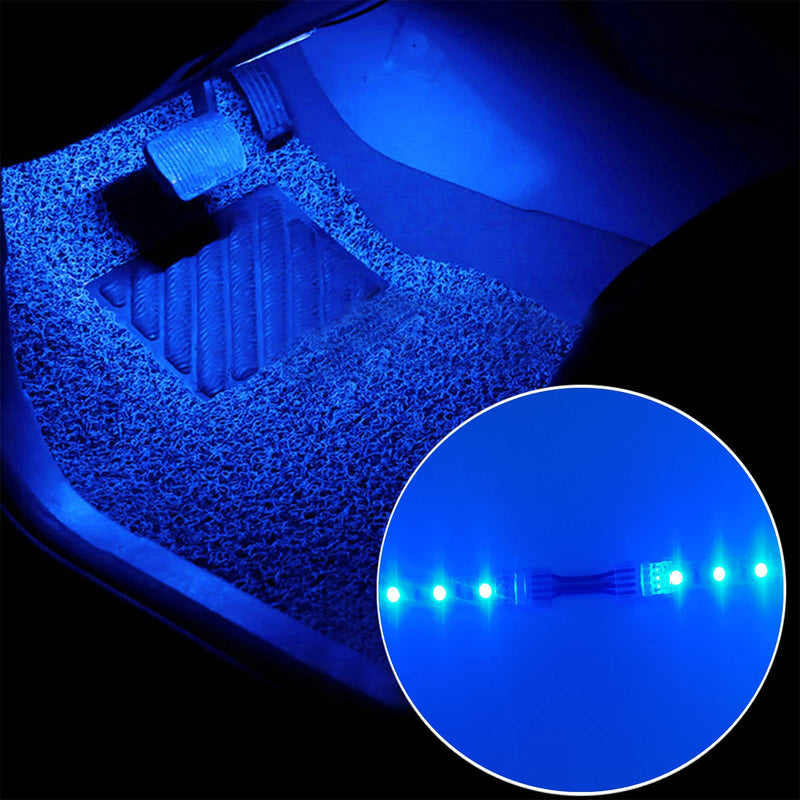 GXILEE Led Light Connectors, 4 Pin Led Connectors for 10mm Waterproof or Non-Waterproof 5050 RGB Strip 10 Pack, Strip to Wire Connection Without Stripping, Include 16.4ft 22 Gauge Led Extension Cable - NewNest Australia