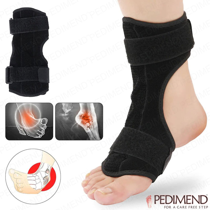 PEDIMEND Plantar Fasciitis Night Splints, Foot Drop Orthotic Brace Support Straps for Effective Relief from Plantar Fasciitis, Tendon Stretch, Achilles, Heel Spur Relief, Fits Left or Right, UNISEX - NewNest Australia