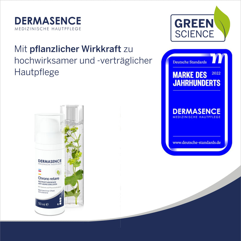 DERMASENCE Chrono retare restructuring anti-aging emulsion, 50 ml - Stimulating emulsion with soft-focus effect - NewNest Australia