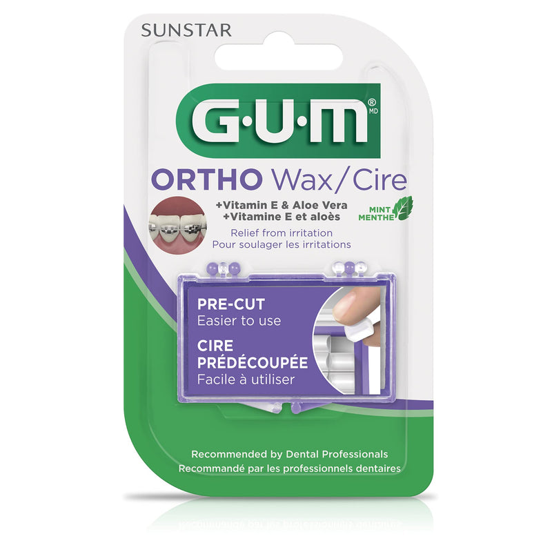 GUM-724RQD Orthodontic Wax, Mint with Vitamin E and Aloe Vera 1 ct - NewNest Australia