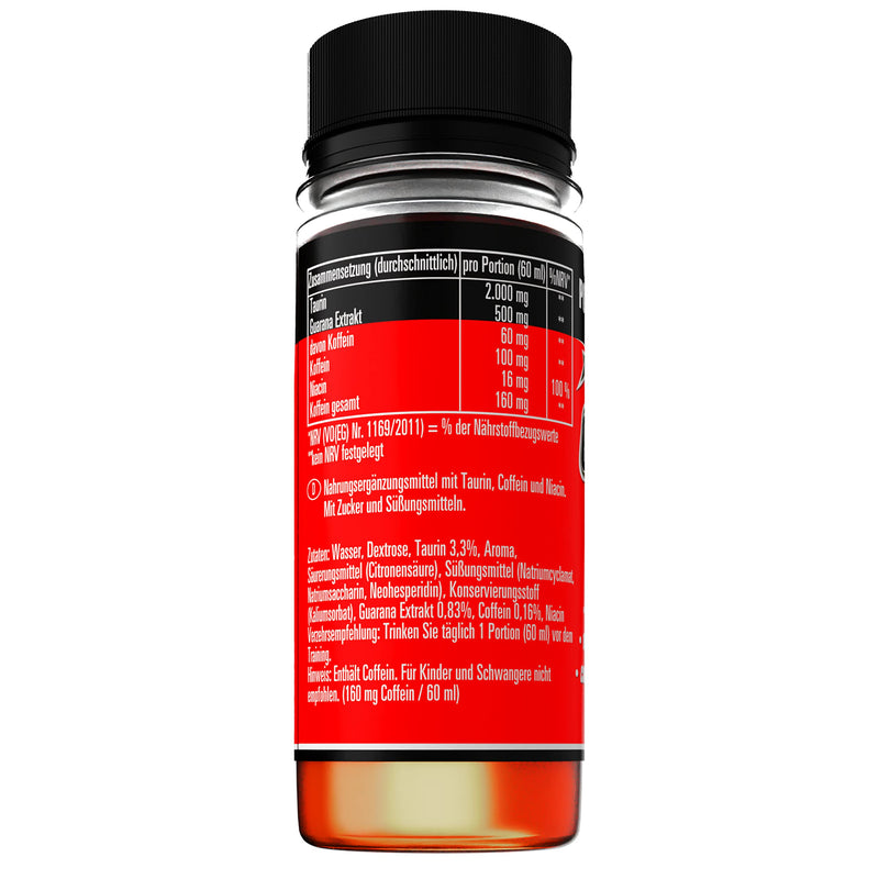 Coffee Shot Energy Pure Set Igerung Wakefulness & Concentration ‚ For Increased Focus And Power Through Caffeine, Guarana, Taurine And Niacin ‚ 12 X 60 Ml Bottles - NewNest Australia