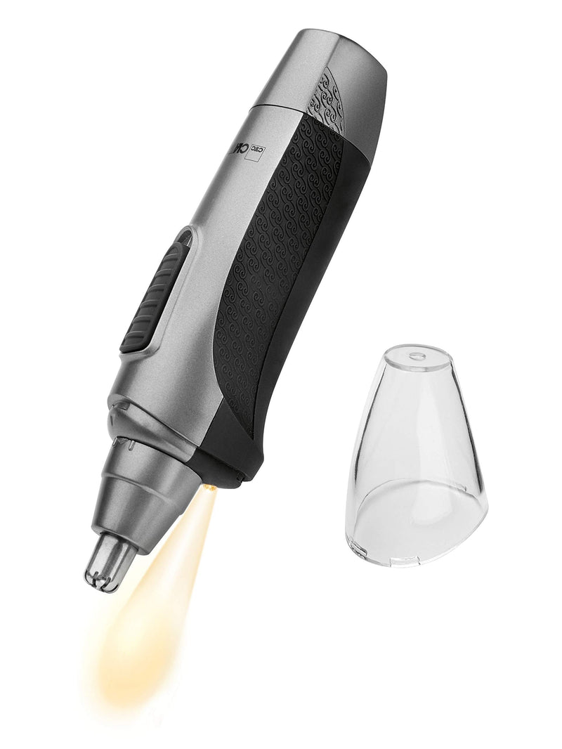 Clatronic NE 3595 nose/ear hair remover including light for precise personal care, stainless steel shaving head removable for cleaning - NewNest Australia