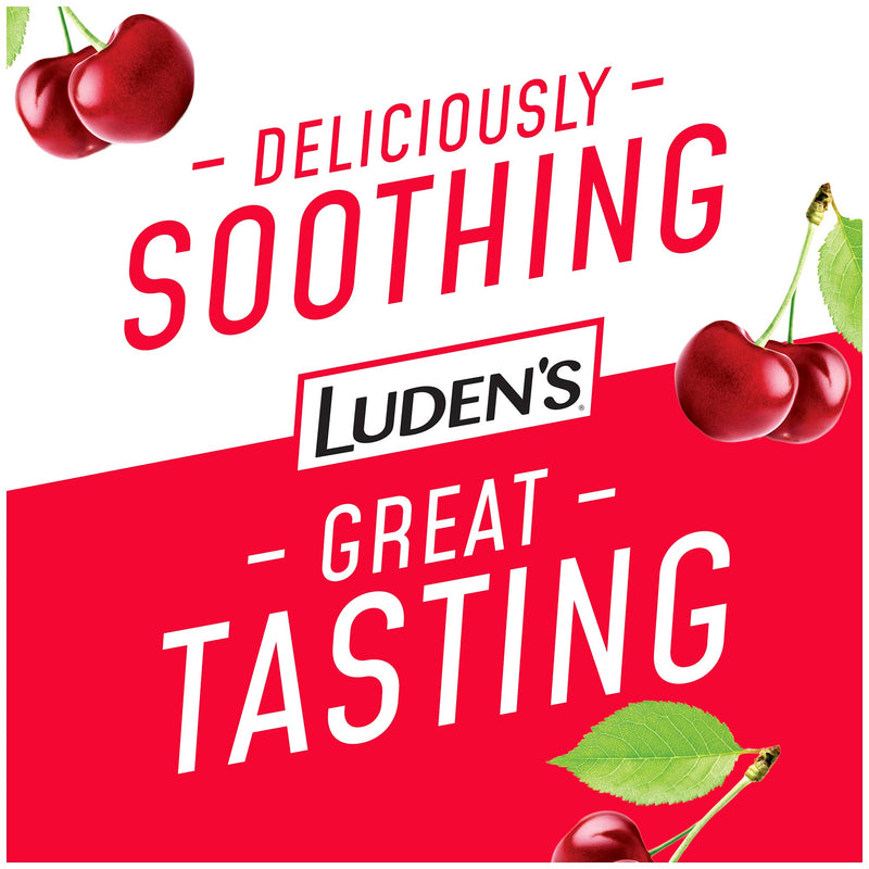 Ludens Deliciously Soothing Throat Drops, Wild Cherry Flavor, 90 Count - NewNest Australia