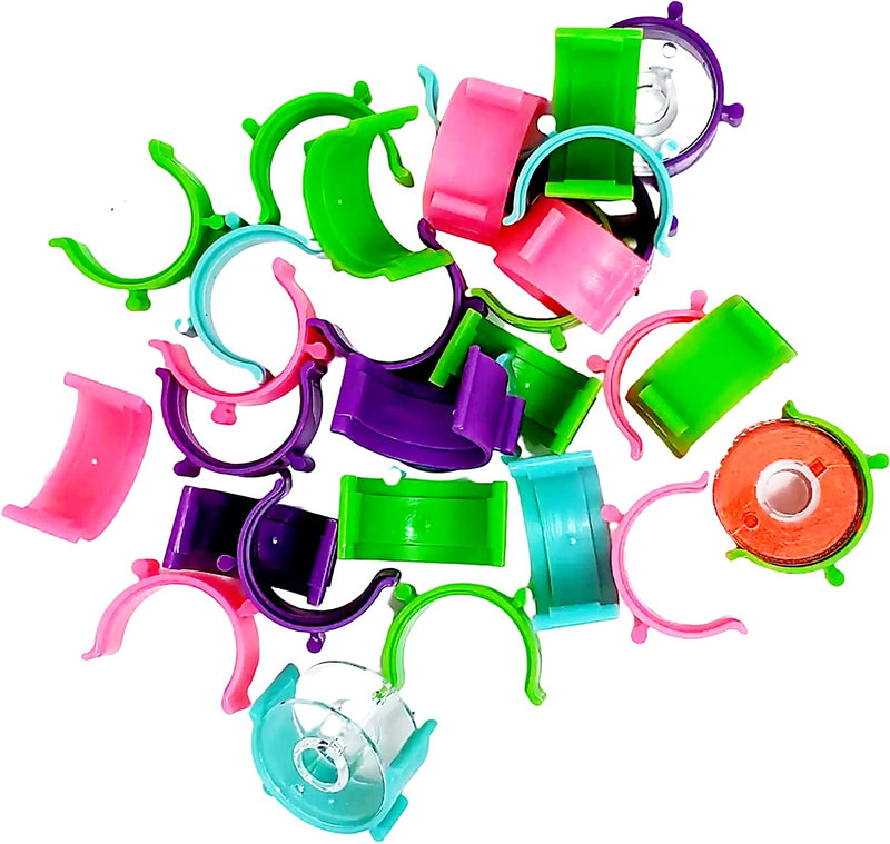 PeavyTailor 36Pcs Bobbin Holder Bobbin Clips Spool Huggers for Sewing Machines Thread organizing. The Bobbin Clamps, peels Thread Huggers are Sewing kit Organizer to Avoid unwinding Thread Tails. - NewNest Australia