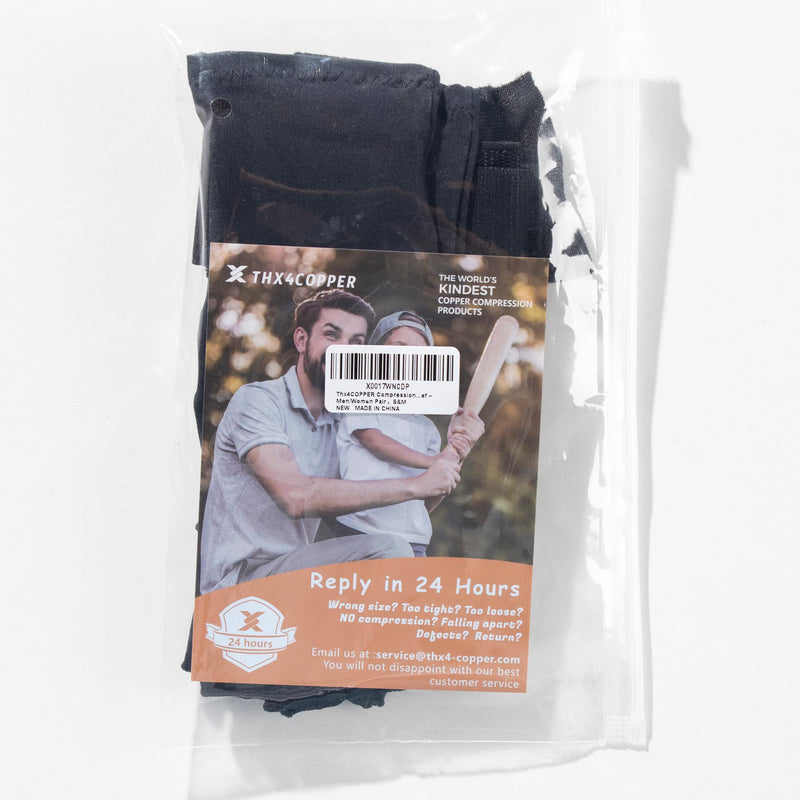 Thx4COPPER Compression Arthritis Gloves with Strap – Copper Infused – Fingerless Glove Hand Wrist Support for Carpal Tunnel, Arthritis, RSI, Tendonitis, Hand Pain Relief – Men/Women Pair，S&M S-M - NewNest Australia