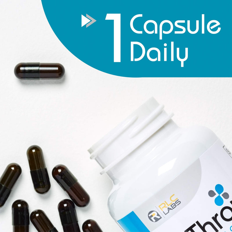 RLC, i-Throid 12.5 mg, Iodine and Iodide Supplement to Support Thyroid Health and Hormone Balance, 90 capsules (90 servings) - NewNest Australia