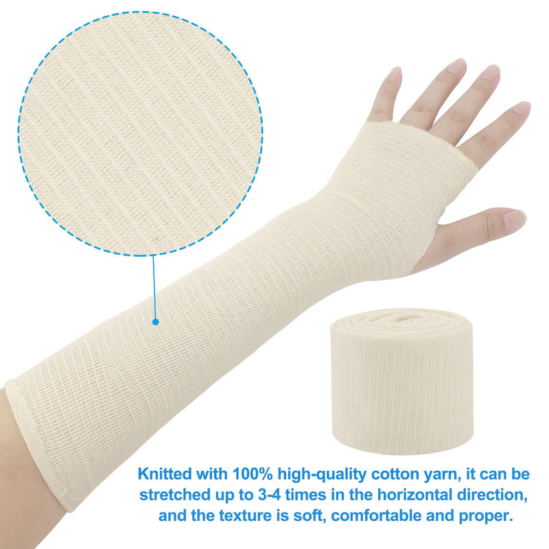 TSLBW Elastic Tubular Compression Bandage, Stretchy Tube Fixing Bandage for Large Knees, Support Bandage - Medium to Large Calves, Cotton & Elastane 10cm*5m - NewNest Australia