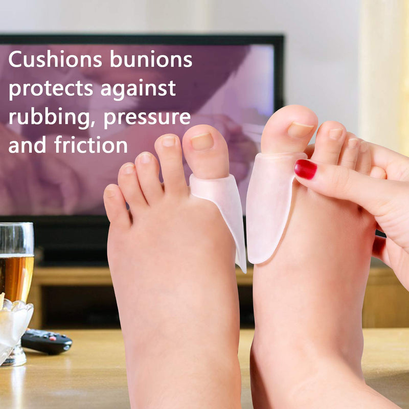 Promifun Toe Separator Hallux, pack of 10 Bunion protection for big toes, Bunion pad, relieves foot pain caused by friction, rubbing and pressure - NewNest Australia