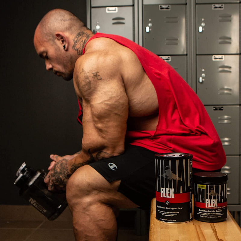 Universal Nutrition ANIMAL Flex Powder (Blue Raspberry), joint complex protects joints, tendons and ligaments, suitable for bodybuilders and strength athletes, supplement to bandages for joint support, 339 grams - NewNest Australia