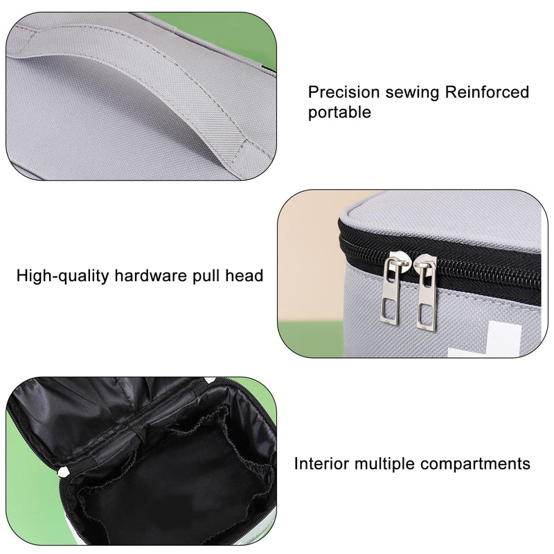 CECOMBINE 2Pcs First Aid Kit Bags, Portable Empty Medicine Bags Family First Aid Organiser Box, Medical Medicine Bags for Outdoor, Travel, Camping, Work (Grey) B - NewNest Australia
