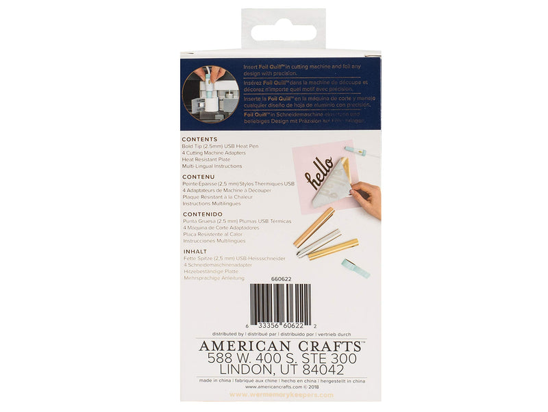 We R Memory Keepers 0633356606222 Foil Quill-Bold Tip Pen (6 Piece), 6 Count (Pack of 1), Multicoloured - NewNest Australia