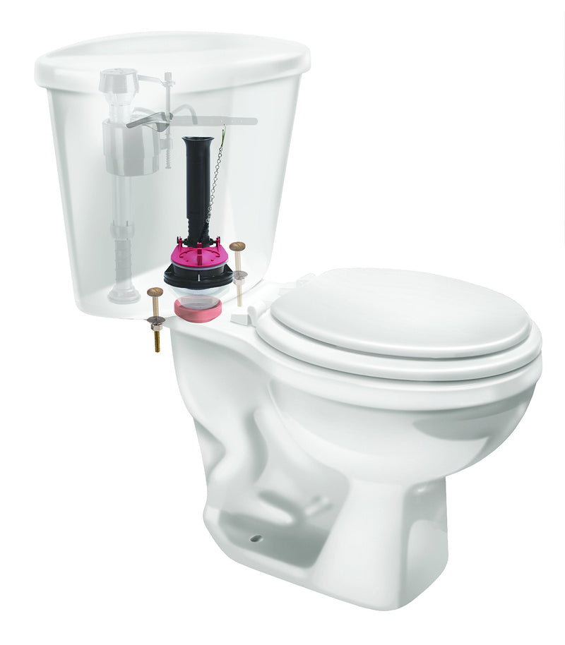 Fluidmaster 540AKRP5 3-Inch Complete, Adjustable Toilet Flush Valve Repair Kit , Black - NewNest Australia