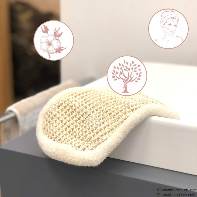 Sisal massage glove - deep peeling effect thanks to coarse structure peeling on the whole body. Made in Turkey - Sarenius Premium Spa - NewNest Australia