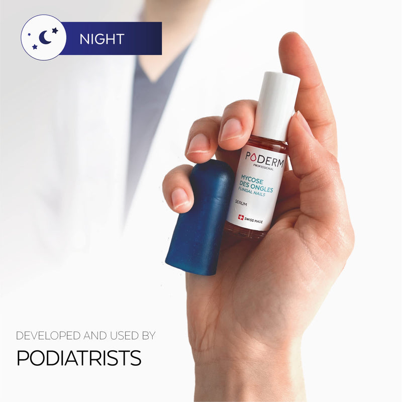 PODERM – 2-in-1 FUNGAL NAIL INTENSIVE NIGHT TREATMENT Eliminates the fungal infection and renews the nail while you sleep |VEGAN | Professional foot/hand treatment | Quick & Easy | Swiss Made - NewNest Australia