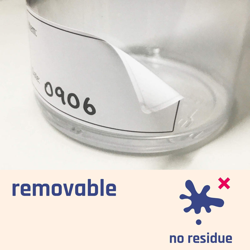 200 Pack, 2" x 1", Removable Food Storage Freezer Date Labels Stickers 200 Pack - NewNest Australia