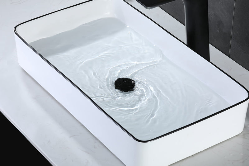 Bathroom Sink Drain, Pop Up Drain Stopper with Overflow, Lavatory Vanity Vessel Sink Drain Assembly, Matte Black - NewNest Australia