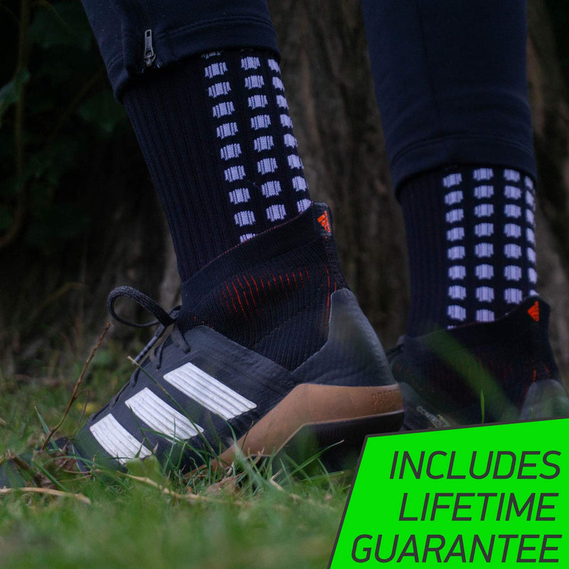 LUX Anti Slip Soccer Socks,Non Slip Football/Basketball/Hockey Sports Grip Pads Socks Black - NewNest Australia