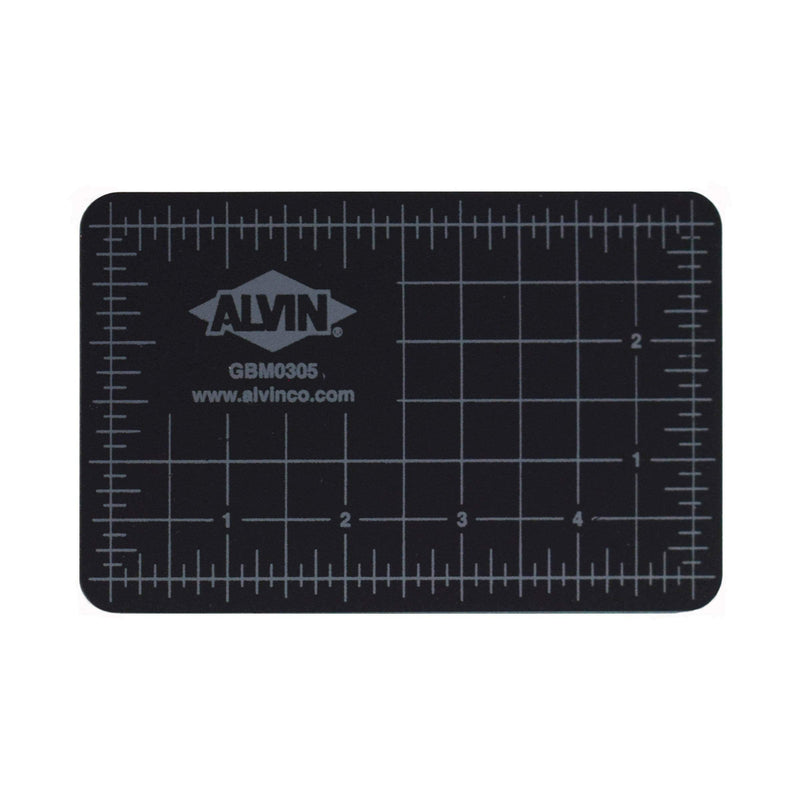 ALVIN GBM0305 Professional Self-Healing Cutting Mat, Green/Black Double-Sided, Rotary Cutting Board for Crafts, Sewing, Fabric - 3.5 x 5.5 inches 3.5" x 5.5" - NewNest Australia