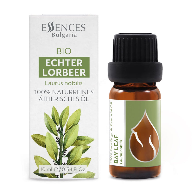 Essences Bulgaria Organic Real Laurel Essential Oil 10 Ml Laurus Nobilis 100% Natural Pure Undiluted Organic Certified Top Quality From Family Business No Genetic Engineering Vegan - NewNest Australia