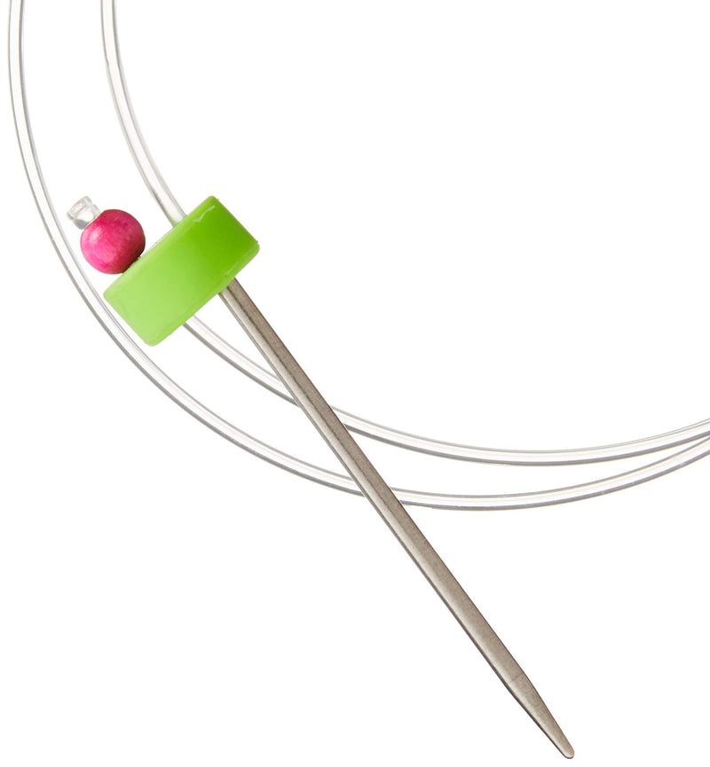Clover 3161 Circular Short Stitch Holder, 9 to 16-Inch , Green - NewNest Australia