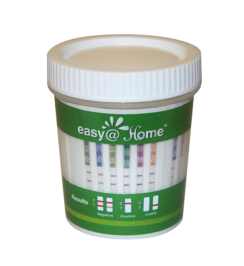 Easy@Home 12 Panel Drug Test Cup including BUP, sensitive OPI 300,Temp Strip –Instant Urine Testing BUP, MOP (OPI 300),THC,COC,MET,OXY,AMP,BAR,BZO,MTD,MDMA,PCP ECDOA-6125B - 5 Pack 5 Count (Pack of 1) - NewNest Australia