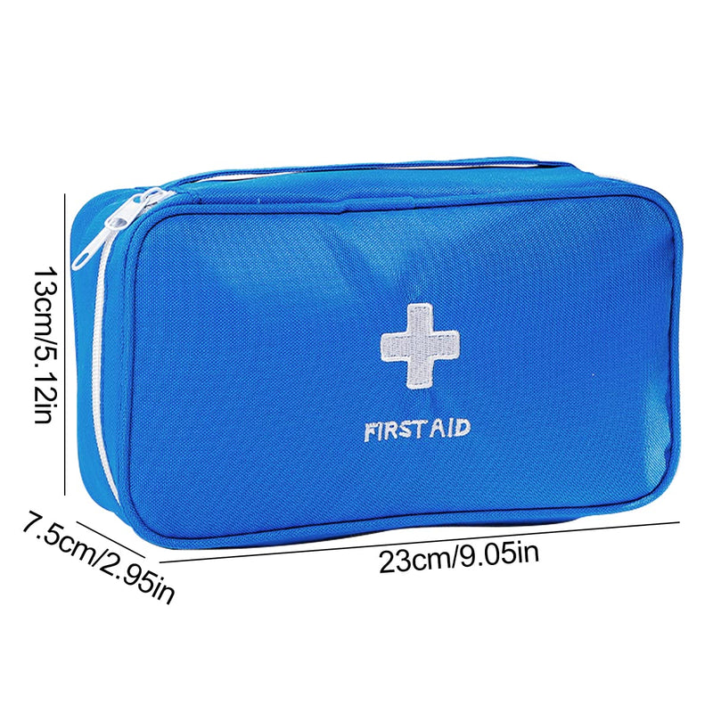 First Aid Kit,Tianher 2 Pcs Red Blue Portable Medicine Bag Anti-Epidemic Package for Drug Storage Used in Emergency Situations at Home Outdoors Hiking Traveling and Camping - NewNest Australia