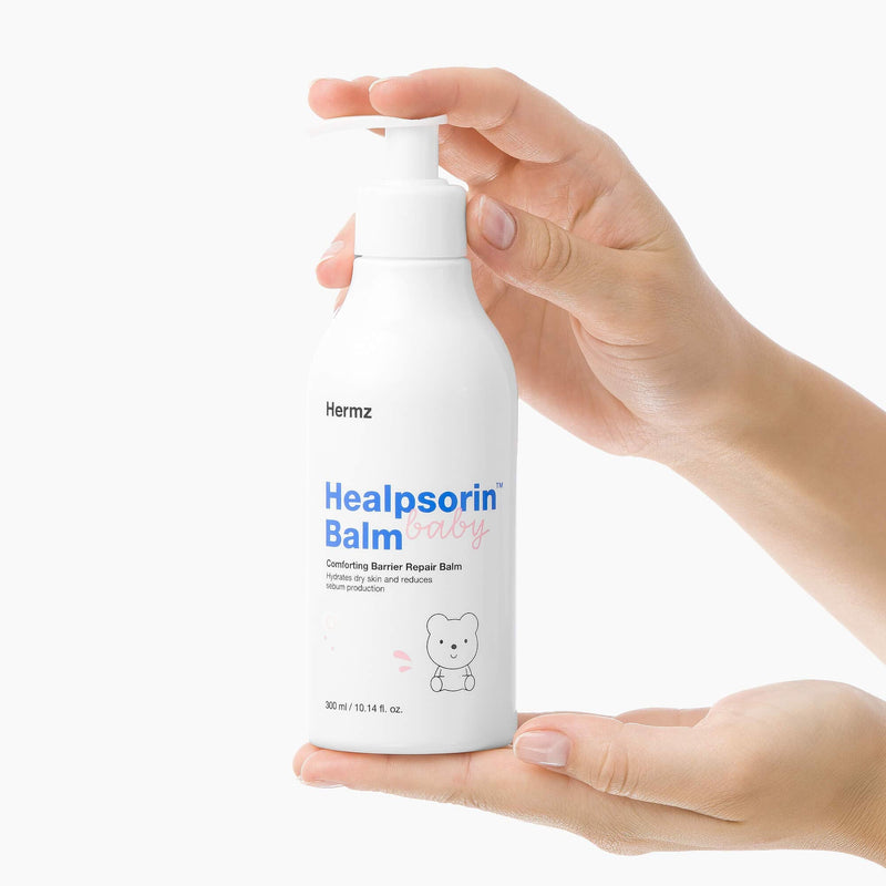 Healpsorin Baby Balm: Eczema & Cradle Cap Balm with Ceramide Blend, Comfrey Root, Prebiotics & Provitamin B5 - Dry Skin Cream Soothes Sensitive Skin, Loosens Skin Flakes and Helps Skin Regeneration - NewNest Australia