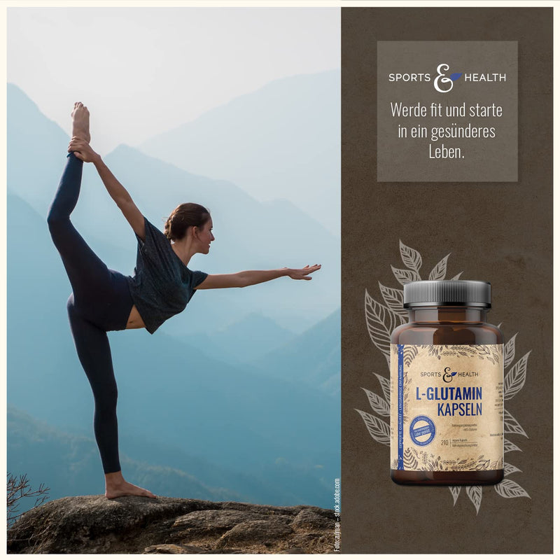 L Glutamine Capsules - 210 Capsules - 750Mg Pure L-Glutamine Per Daily Dose - High-Quality Amino Acid - No Additives - Independently Laboratory Tested - Vegan - 7 Months Supply - NewNest Australia