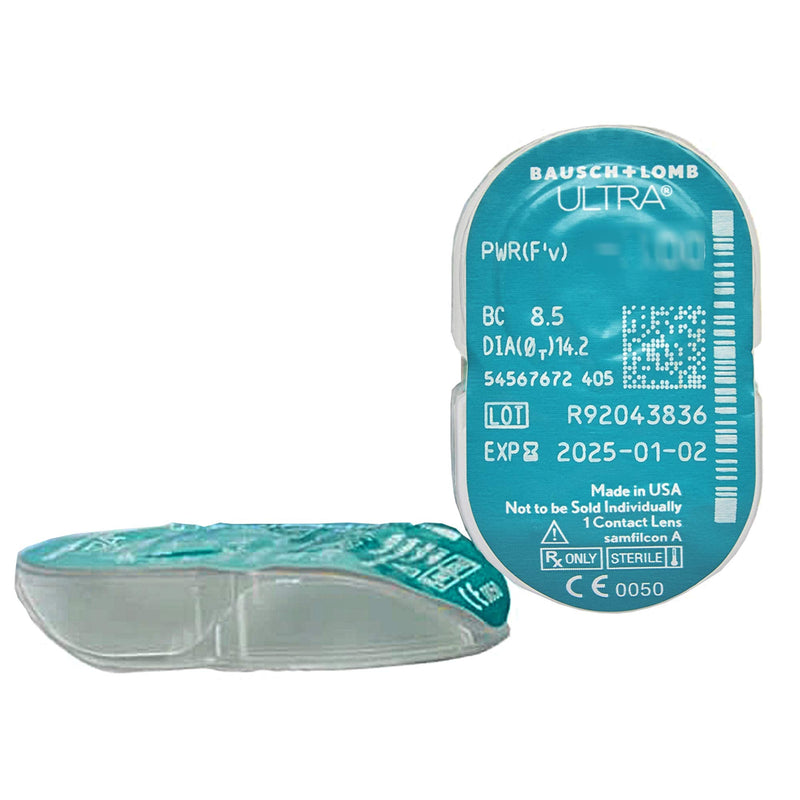 Bausch + Lomb Ultra Contact Lenses With Moisture Seal Technology Monthly Lenses Soft Bc 8.5 Mm / Dia 14.2, Clear, 6, Bc 8.5 Millimeters, Dia 14.2 Millimeters, -1.25 Diopters - NewNest Australia