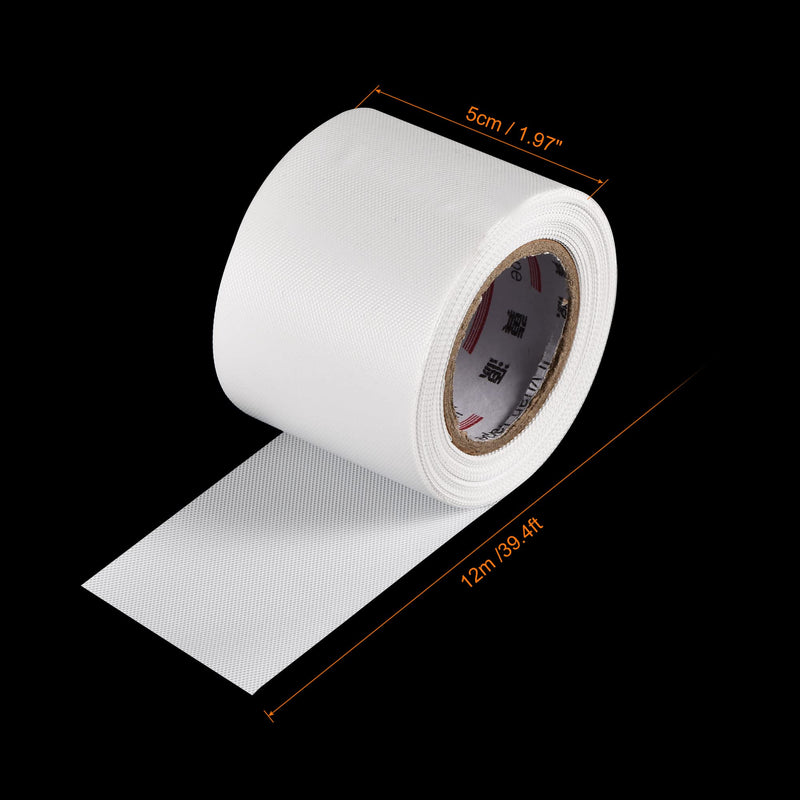 MECCANIXITY Pipe Wrap Tapes Non-Adhesive 5cmx12m Protective Waterproof Tube Protector for Air Conditioner HVAC Pipes, PVC White Pack of 3 - NewNest Australia