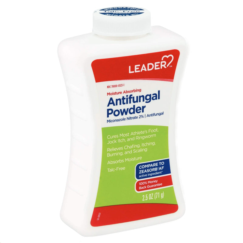 Leader Athlete's Foot AF Powder, Moisture Absorbing, Talc-Free, 2.5 oz, Compare to Zeasorb, Pack of 1 - NewNest Australia