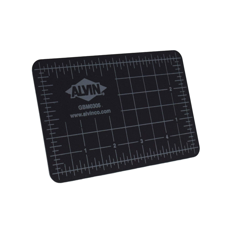 ALVIN GBM0305 Professional Self-Healing Cutting Mat, Green/Black Double-Sided, Rotary Cutting Board for Crafts, Sewing, Fabric - 3.5 x 5.5 inches 3.5" x 5.5" - NewNest Australia