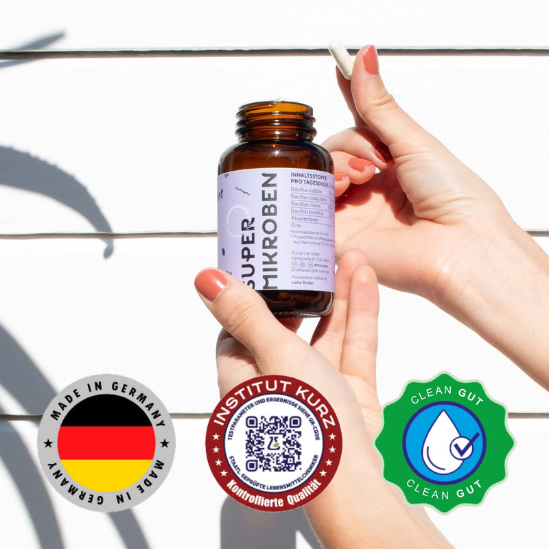 fairment SuperMikroben® - Innovative Premium Probiotics [Microbes of the Year 2023] | Intestinal Treatment for Bloating, Irritated Bowel | Intestinal Bacteria with Fibre + Zinc | Made in Germany - NewNest Australia
