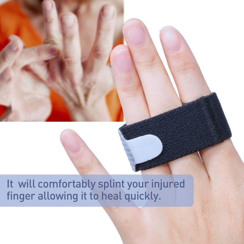 Sumifun Elasticity Toe Splint, 4 Packs of Toe Wraps for Broken Toe, Curled Toe, Hammer Toe, Toe Bandage for Big Toe Alignment Fracture Splint for Men or Women - NewNest Australia