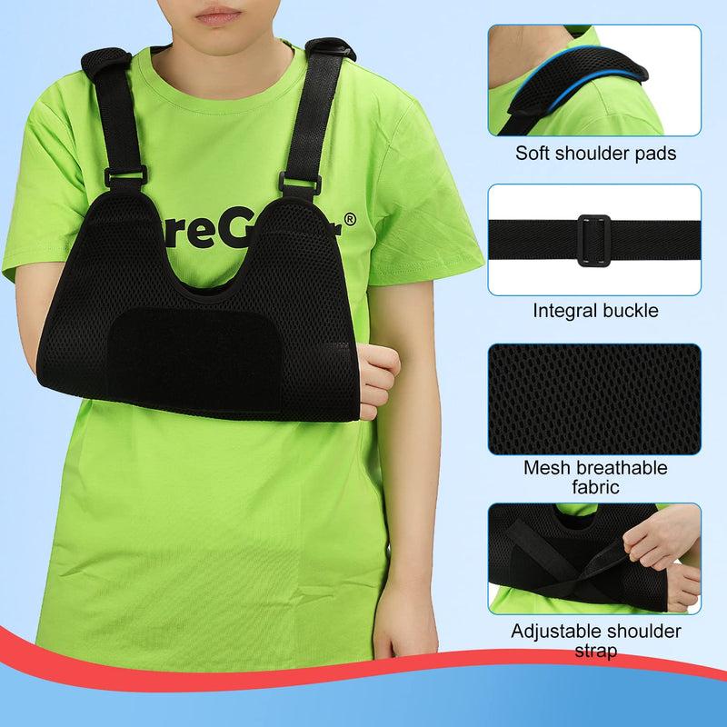 Supregear Arm Sling Shoulder, Adjustable Children'S Medical Rotator Cuff Support Bandage For Fractures, Dislocations, Strains And Tears, Suitable For Toddlers, Teenagers - NewNest Australia