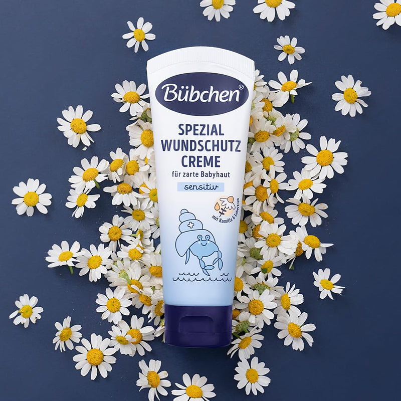 Bübchen Special Wound Protection Cream, 75 ml - nourishing and soothing healing ointment for babies and children, wound cream against reddened skin, without silicones - NewNest Australia