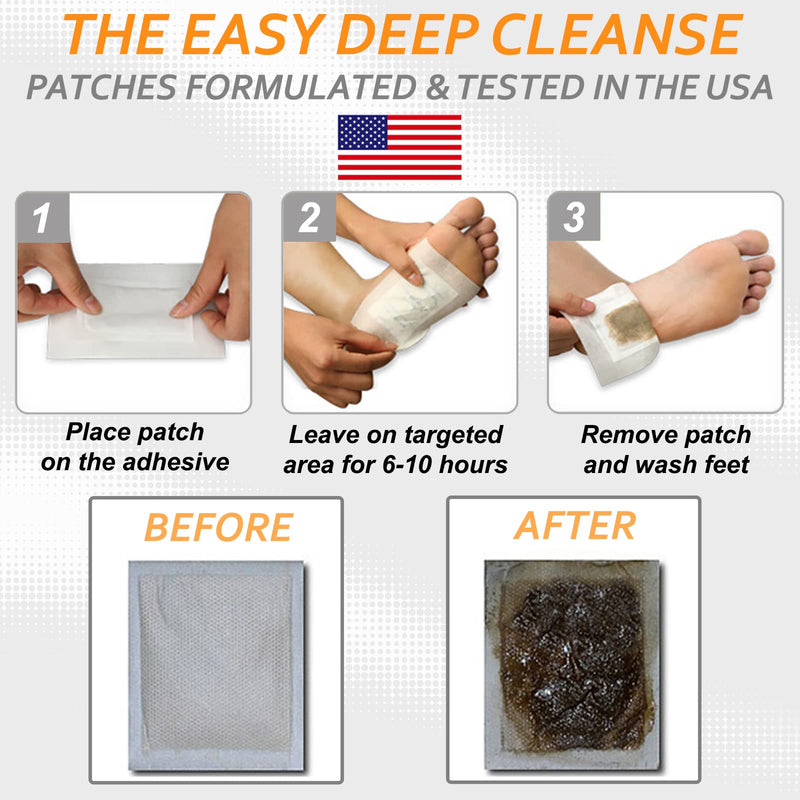 Dr. Entre's Detox Foot Patches: Turmeric & Ginger Detox Foot Pads to Remove Body Toxins, Pain Relief, Sleep Aid | Deep Cleansing Foot Detox Patches, 20 Pack 20 Count (Pack of 1) - NewNest Australia