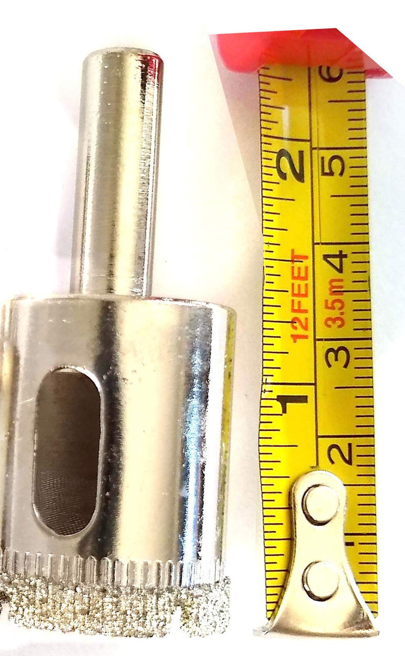 Drilax 1 Inch Diamond Hole Saw Drill Bit Tiles, Glass, Fish Tanks, Marble, Granite Countertop, Ceramic, Porcelain Core Holesaw DIY Size - NewNest Australia