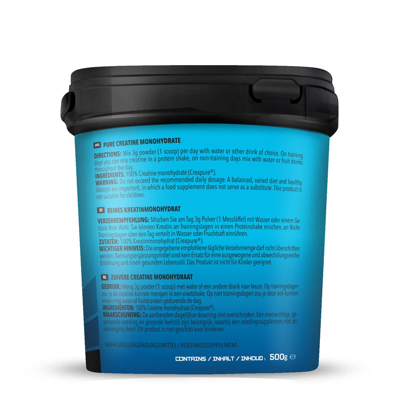 Bodylab24 Creapure Powder 500 G, Pure Creatine Monohydrate As High-Quality Creapure, High-Dose Creatine For More Energy, Strength And Support Muscle Building - NewNest Australia