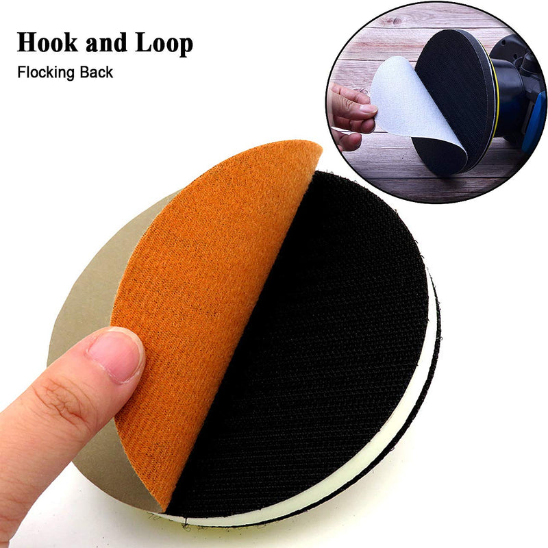ADVcer 5 inch 35pcs Sanding Discs, Hook and Loop 2000-10000 Grit 7 Assortment Sandpaper, No Hole Wet and Dry Round Sand Paper Pad Assorted Set for Polishing Finishing Sander (#2k/2.5k/3k/4k/5k/7k/10k) 03. D5" 35pcs (2000 to 10000) - NewNest Australia