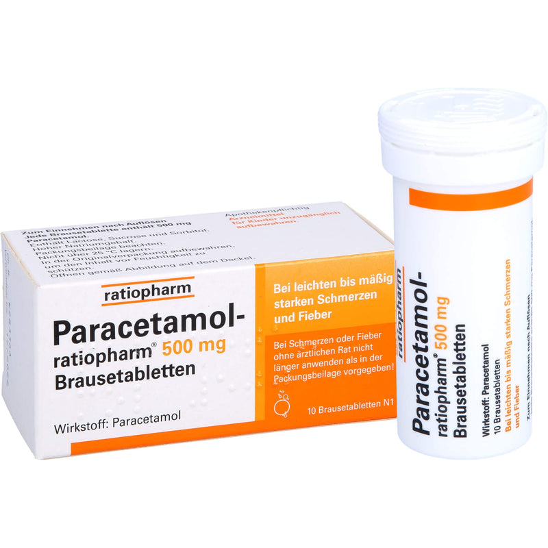 PARACETAMOL ratiopharm 500 mg effervescent tablets 10 pcs - NewNest Australia